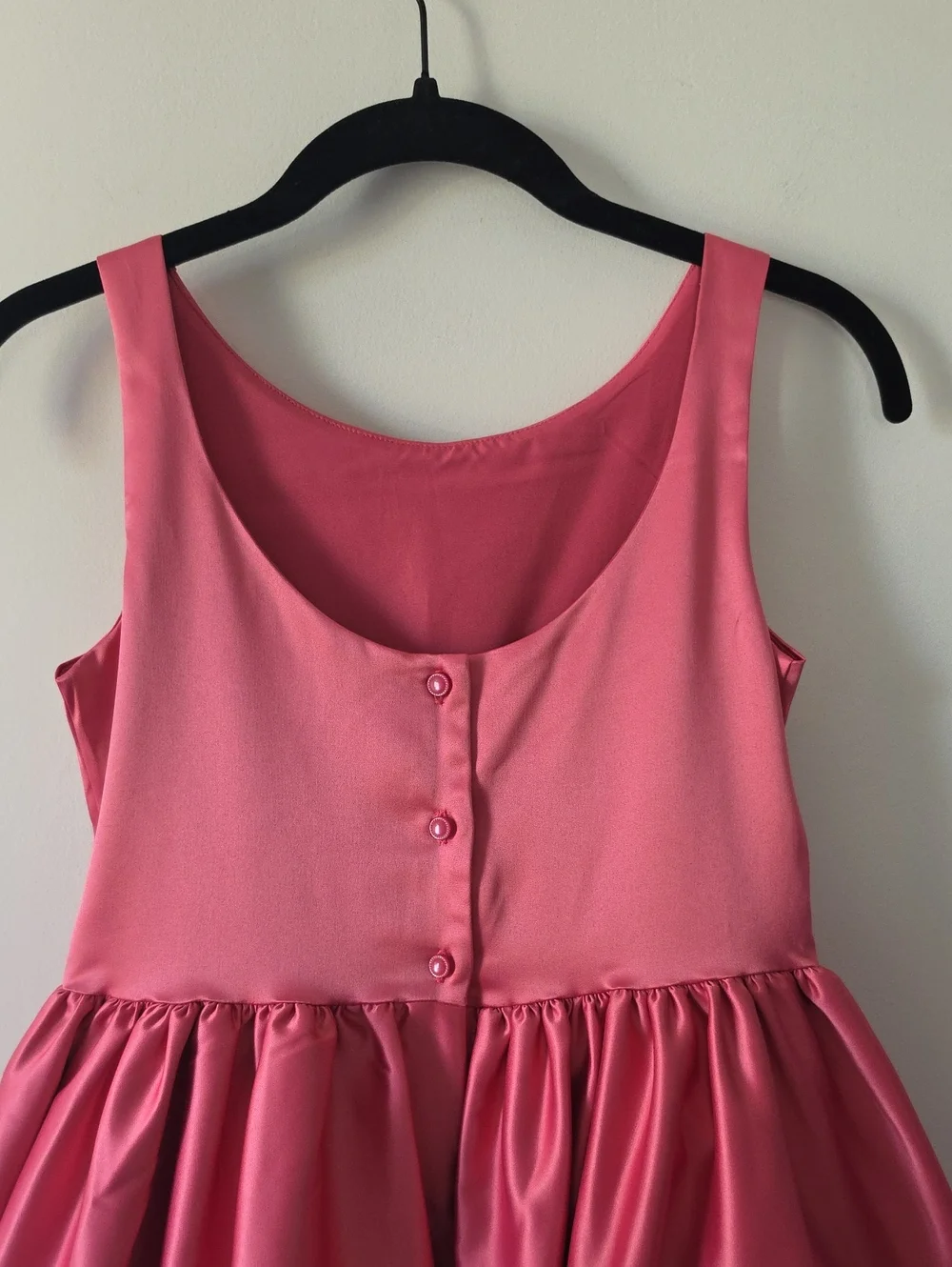 Janie And Jack Special Occasion Pink Satin Oversized Bow Dress Girls Sz 10